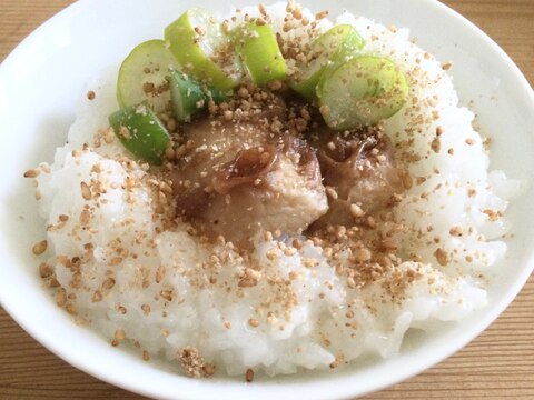 竹輪ねぎ丼♫